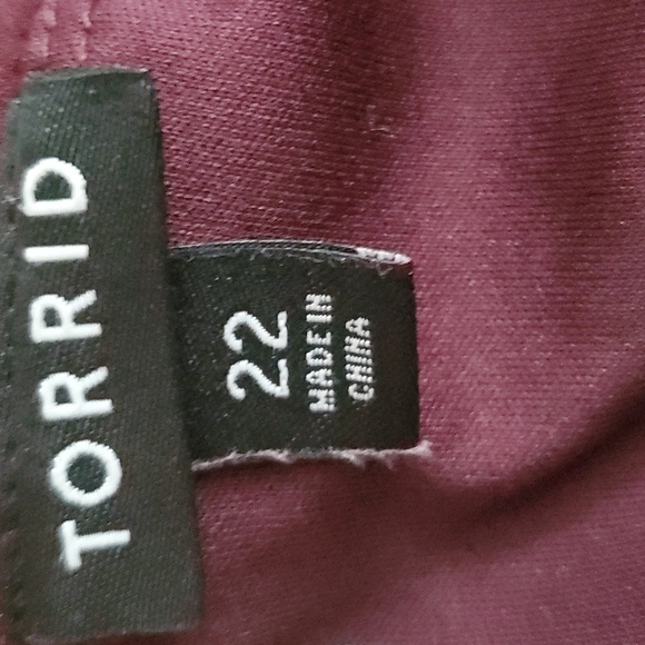 Torrid's Mini Challis Cold Shoulder Trapeze Dress - Picture 16 of 16